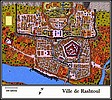 Carte de la ville de Rashtoul
